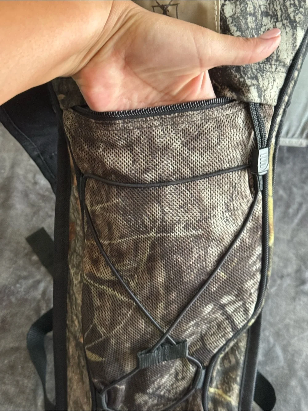 Game Winner Hunting Camo Hydration Bagpack Include Water Bag Hiking RN 98223